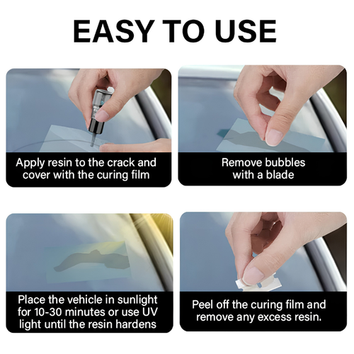 Wexxford GlassFix — Windshield Chip & Crack Repair Kit